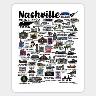 Nashville Tennessee Sticker